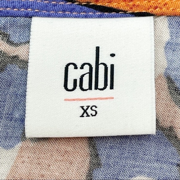 CABI Women’s Orange Purple ISLA Cami Animal Leopard Print Tank Top - Picture 5 of 6